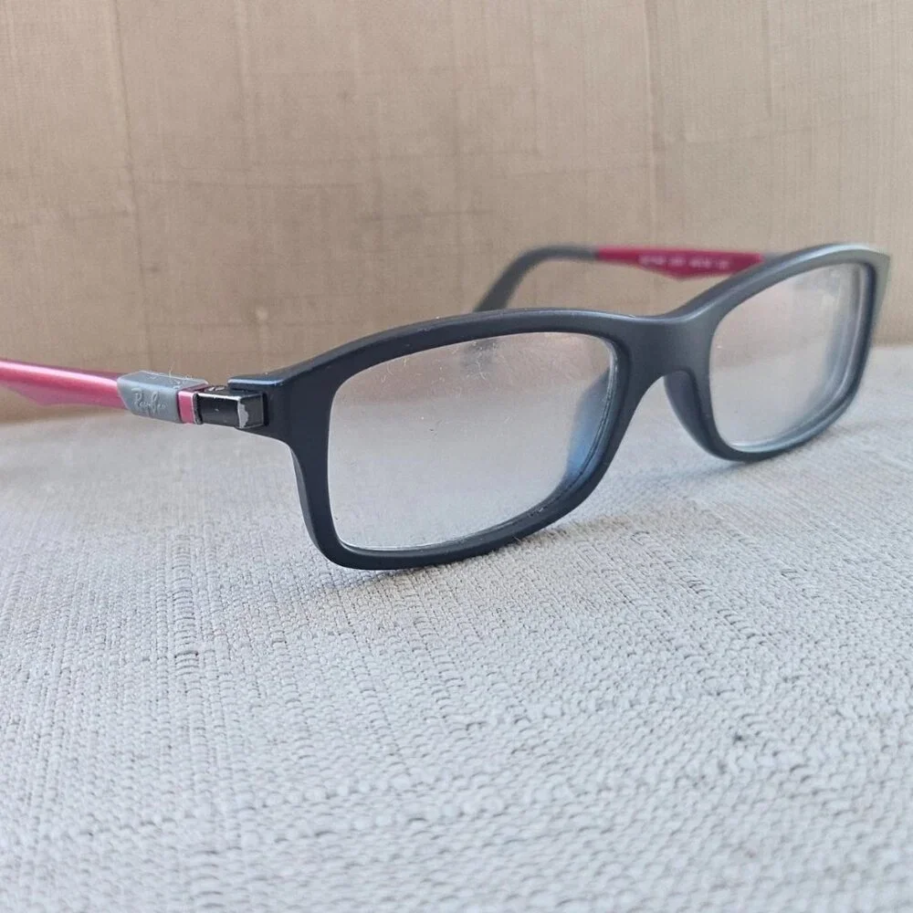 Ray-Ban Youth Kid Glasses Frame Black/Gray/Fuchsia Tone Eyewear RB1546 Eyeglass
